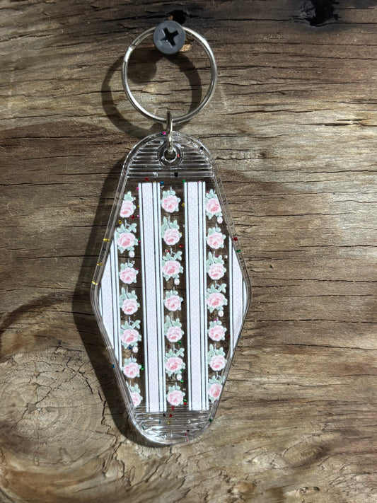 Clear hand made keychains