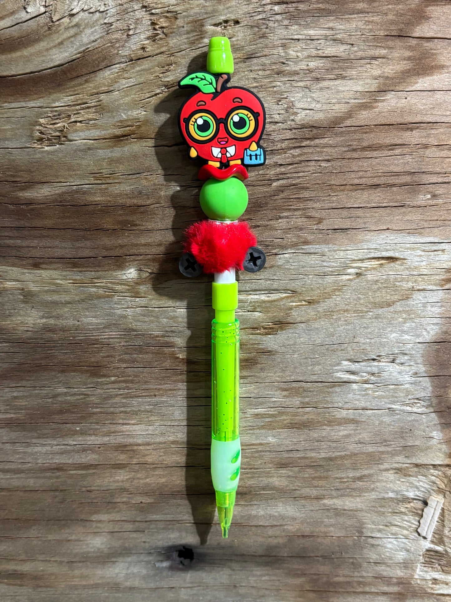 Beaded mechanical pencils