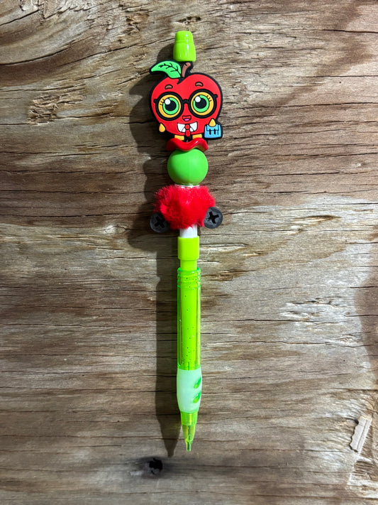 Beaded mechanical pencils